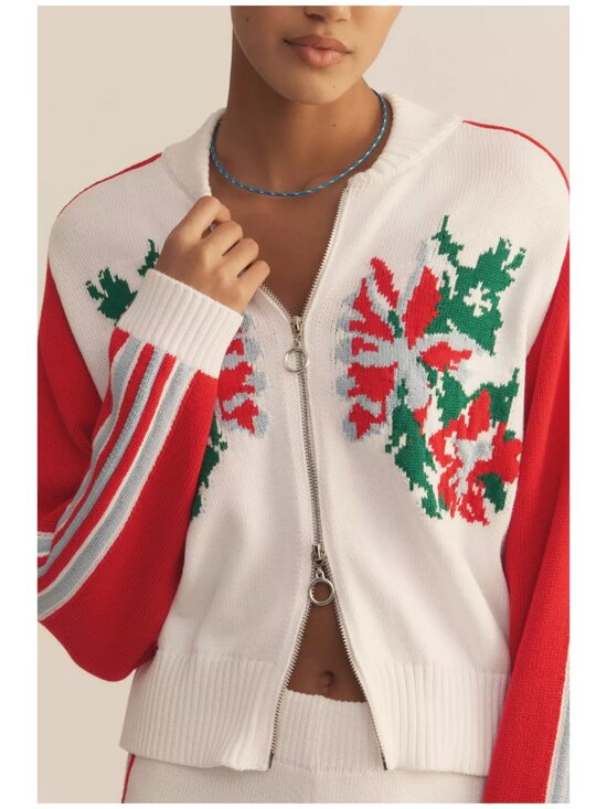 ANTHROPOLOGIE | 100% Cotton Sports Club Jacquard Jacket | NWT - Picture 6 of 7